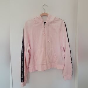 Brunette x Juicy Couture pink tracksuit